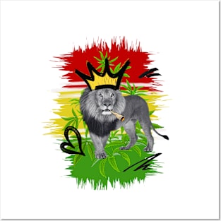 Rasta Lion - Reggae Lover Posters and Art